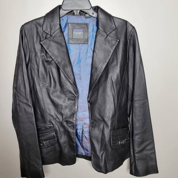 ALEXANDER JULIAN Genuine Leather Jacket Medium - Picture 4 of 11